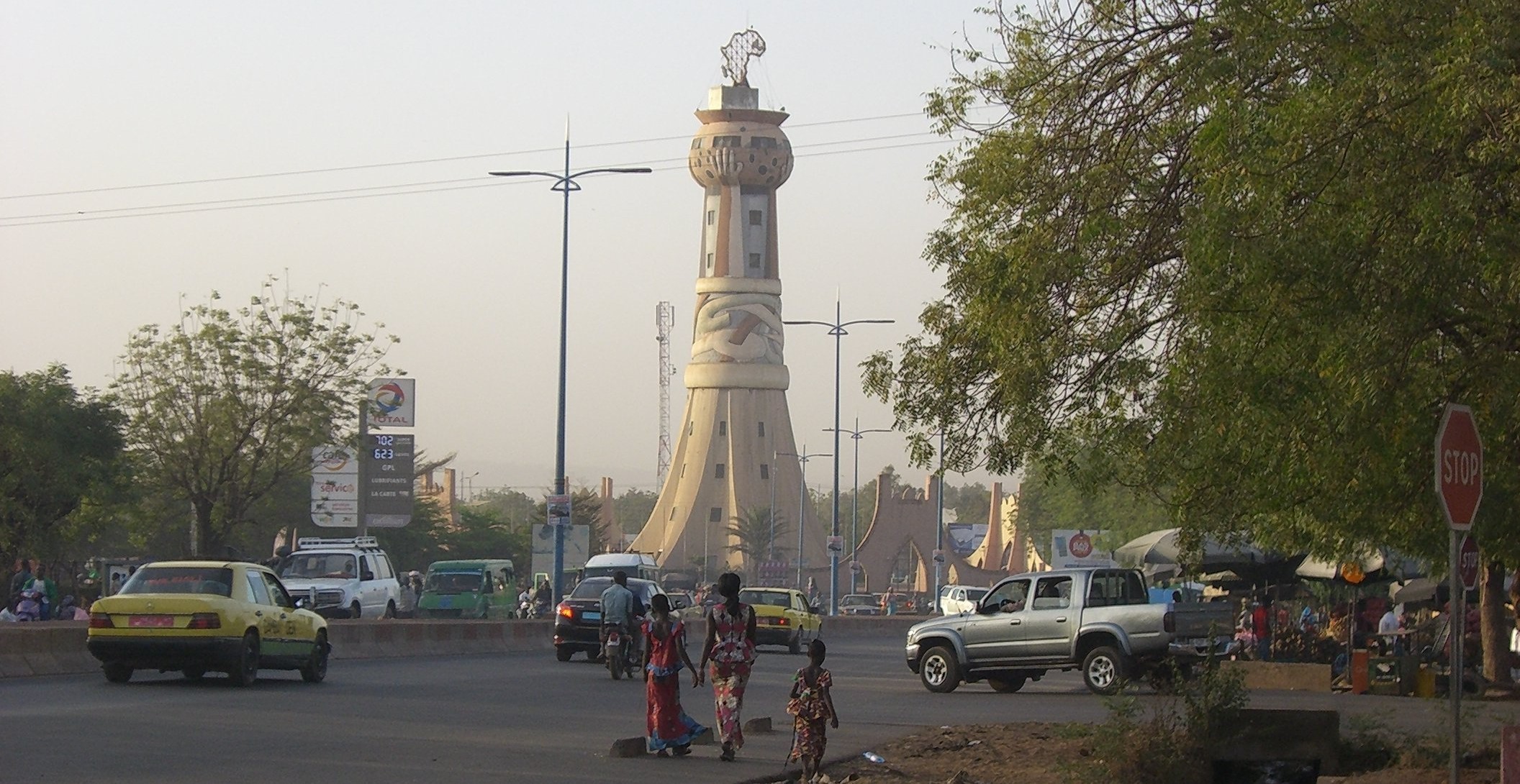 View of the Tour d’Afrique Bambara